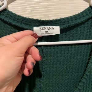 Green long sleeved tunic. Great condition gently worn